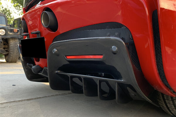 DarwinPRO 2020-UP Ferrari SSF90 Stradale OE Style Autoclave Carbon Fiber Rear Diffuser