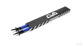 LiquiVinyl V.2 Adjustable Splitter Support Rods - Anodized Blue