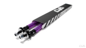 LiquiVinyl V.2 Adjustable Splitter Support Rods - Anodized Purple