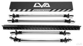 LiquiVinyl V.2 Adjustable Splitter Support Rods - Anodized Red
