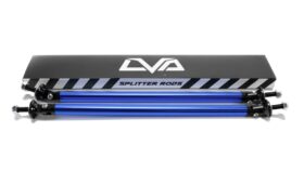 LiquiVinyl V.2 Adjustable Splitter Support Rods - Anodized Blue
