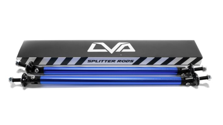 LiquiVinyl V.2 Adjustable Splitter Support Rods - Anodized Blue