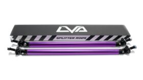 LiquiVinyl V.2 Adjustable Splitter Support Rods - Anodized Purple