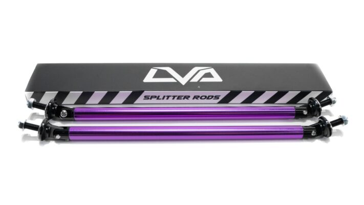 LiquiVinyl V.2 Adjustable Splitter Support Rods - Anodized Purple