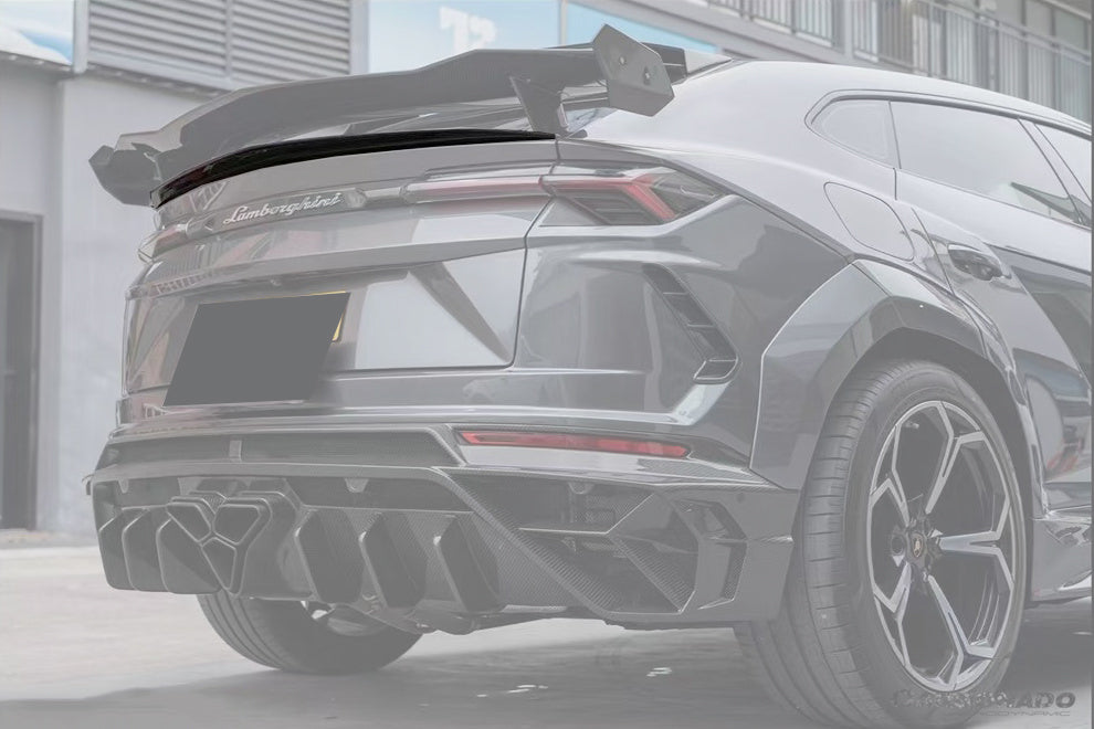 DarwinPRO 2018-2025 Lamborghini URUS MS Style Carbon Fiber Small Trunk Spoiler