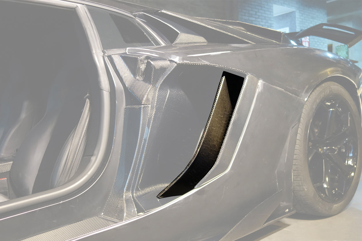 DarwinPRO 2011-2016 Lamborghini Aventador LP700 BKSS STYLE Quarter Panel Fender Air Intake Side Vent Inside