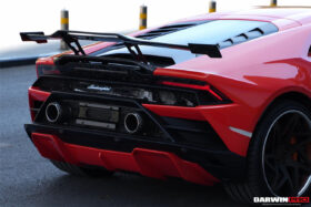 DarwinPRO 2015-2025 Lamborghini Huracan Autoclave Carbon Fiber Trunk Spoiler Wing With Base DarwinPRO (OD) Fits LP610, LP580, EVO, Tecnica - image 4