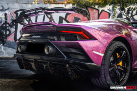 DarwinPRO 2019-2023 Lamborghini Huracan EVO OD Style Dry Carbon Trunk Spoiler Wing - image 6