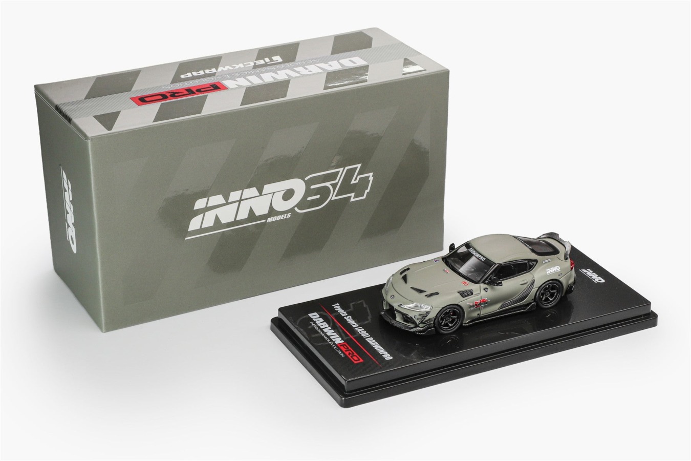 DarwinPRO Limited Edition 1:64 Scale Diecast Toyota GR Supra A90 A91 Soft Body Model | Darwinpro BKSS Carbon Fiber Kit