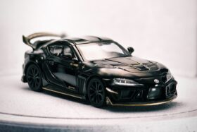 DarwinPRO Limited Edition 1:64 Scale Diecast Toyota GR Supra A90 A91 Wide Body Model | Darwinpro And XCARTOYS BKSSII Carbon Fiber Kit - image 1