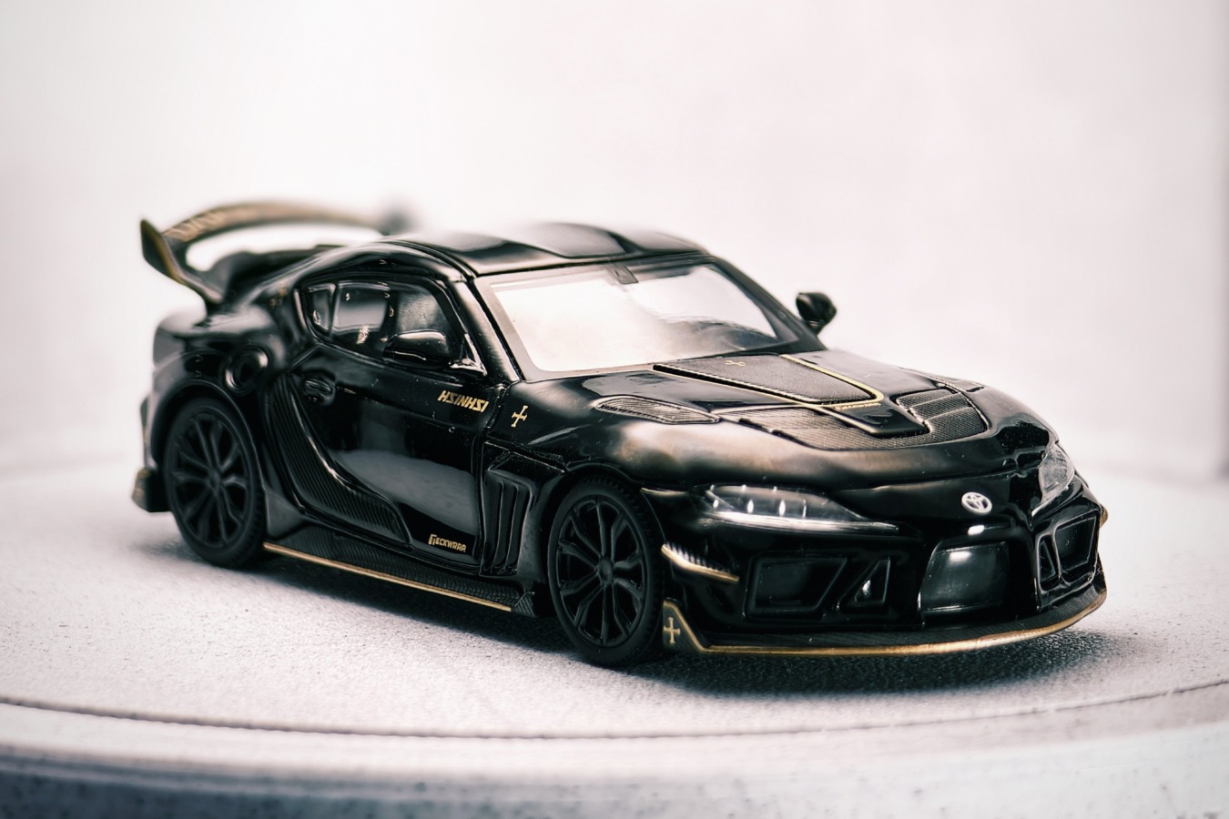DarwinPRO Limited Edition 1:64 Scale Diecast Toyota GR Supra A90 A91 Wide Body Model | Darwinpro And XCARTOYS BKSSII Carbon Fiber Kit