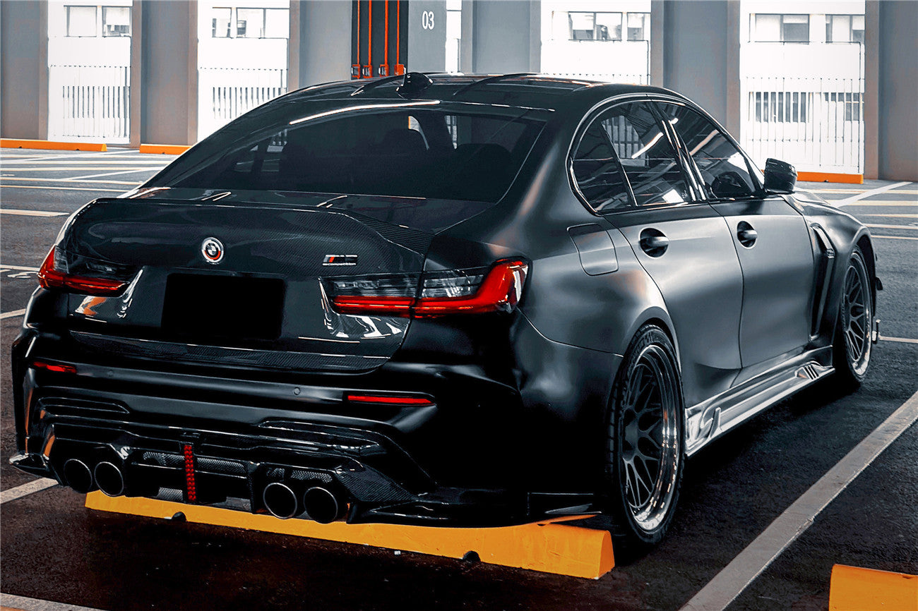DarwinPRO 2021-UP BMW M3 G80 Sedan Only CS Style Dry Double Carbon Fiber Trunk