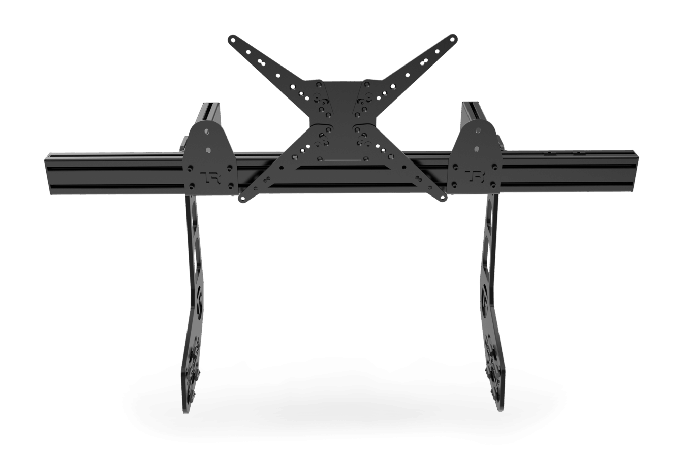Trak Racer Cockpit-Mounted Single Monitor Stand - Supports up to 80" Display