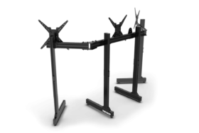 Trak Racer Large Freestanding Triple Monitor Stand with Extra Leg Supports - Supports up to 55" Displays - image 4