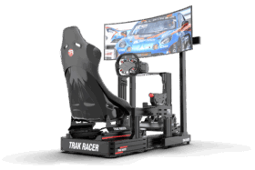Trak Racer Large Freestanding Single Monitor Stand - Supports up to 80" Display - image 1
