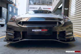DarwinPRO 2008-2023 Nissan GTR R35 CBA DBA EBA 2024-Nismo Style Part Carbon Fiber Front Bumper - image 7