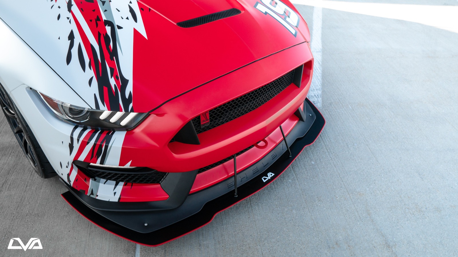 LiquiVinyl 2015-2020 Ford Mustang Shelby GT350R Front Splitter