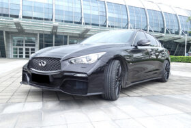 Darwinpro 2014-2022 Infiniti Q50 Sedan EAU ROUGE Style Front Bumper - image 1
