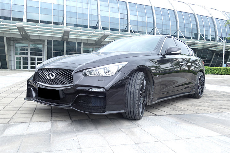 Darwinpro 2014-2022 Infiniti Q50 Sedan EAU ROUGE Style Front Bumper