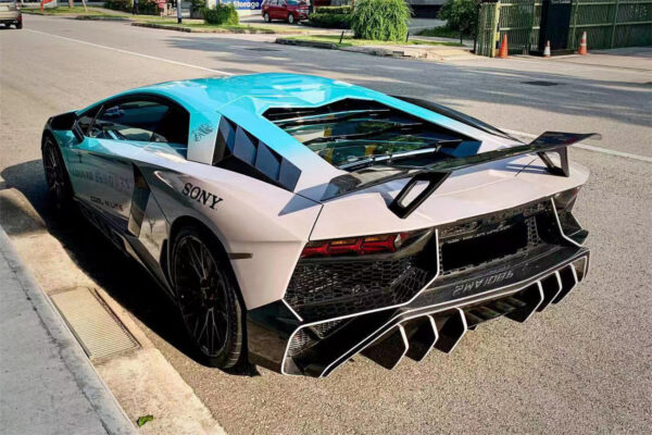 DarwinPRO 2011-2022 Lamborghini Aventador LP700 LP750 LP740 LP720 LP780 Coupe & Roadster VTC Style Trunk Spoiler