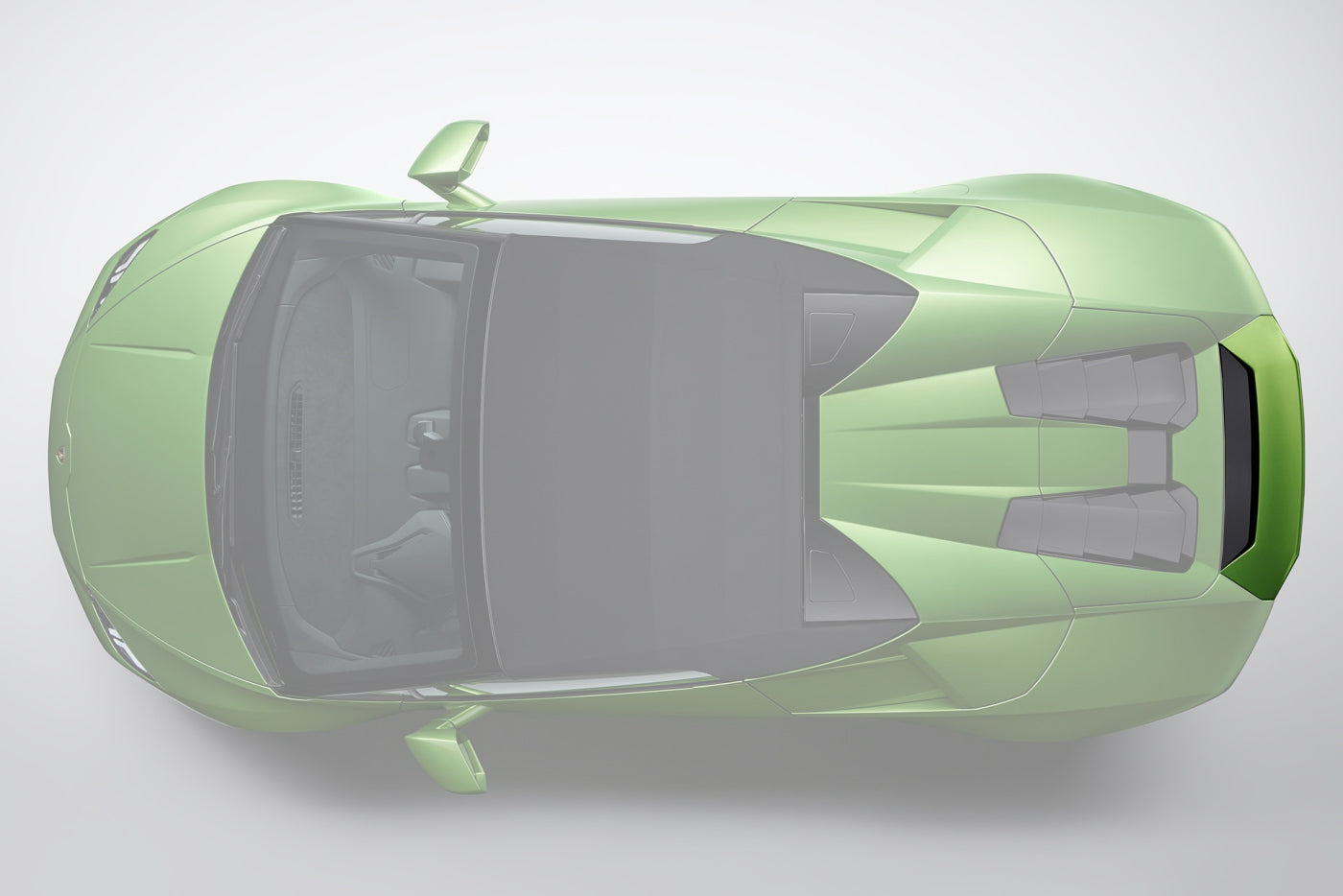 DarwinPRO 2015-2025 Lamborghini Huracan LP610 & LP580 & EVO & Tecnica Carbon Fiber Wing Base