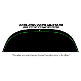 LiquiVinyl 2013-2014 Ford Mustang RTR Front Splitter