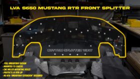 LiquiVinyl 2024-2026 Ford Mustang RTR Front Splitter