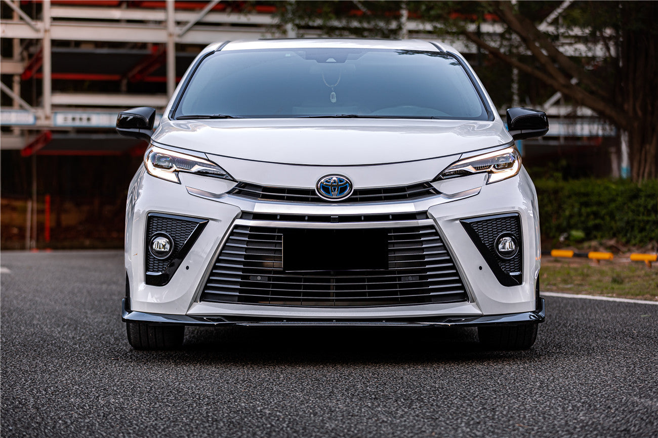 DarwinPRO 2021-UP Toyota GR SIENNA CA-II Style PP Material Front Bumper With Light