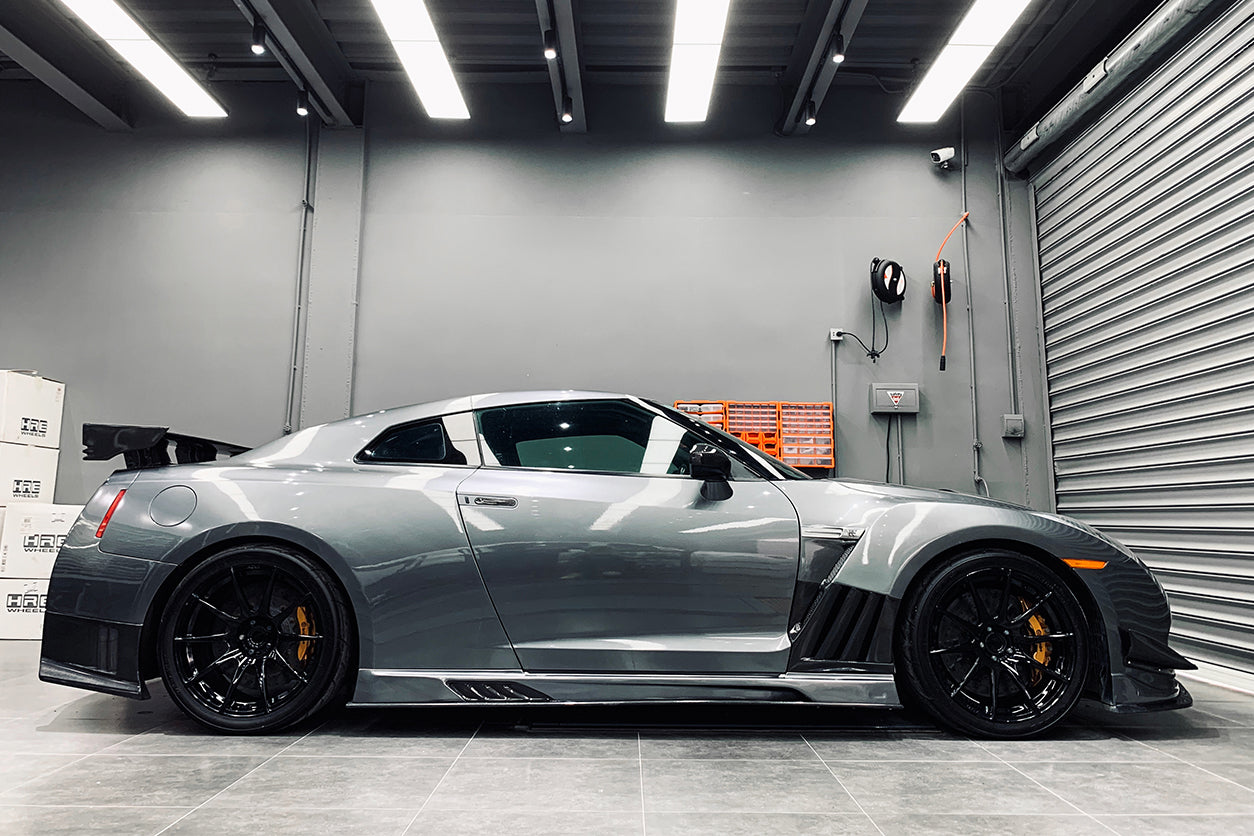 DarwinPRO 2008-2023 Nissan GTR R35 CBA DBA EBA VA Style Side Skirts