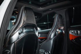 DarwinPRO 2015-2018 Mercedes Benz C63 S CLA45 AMG Sedan Carbon Fiber Seat-back Cover - image 1