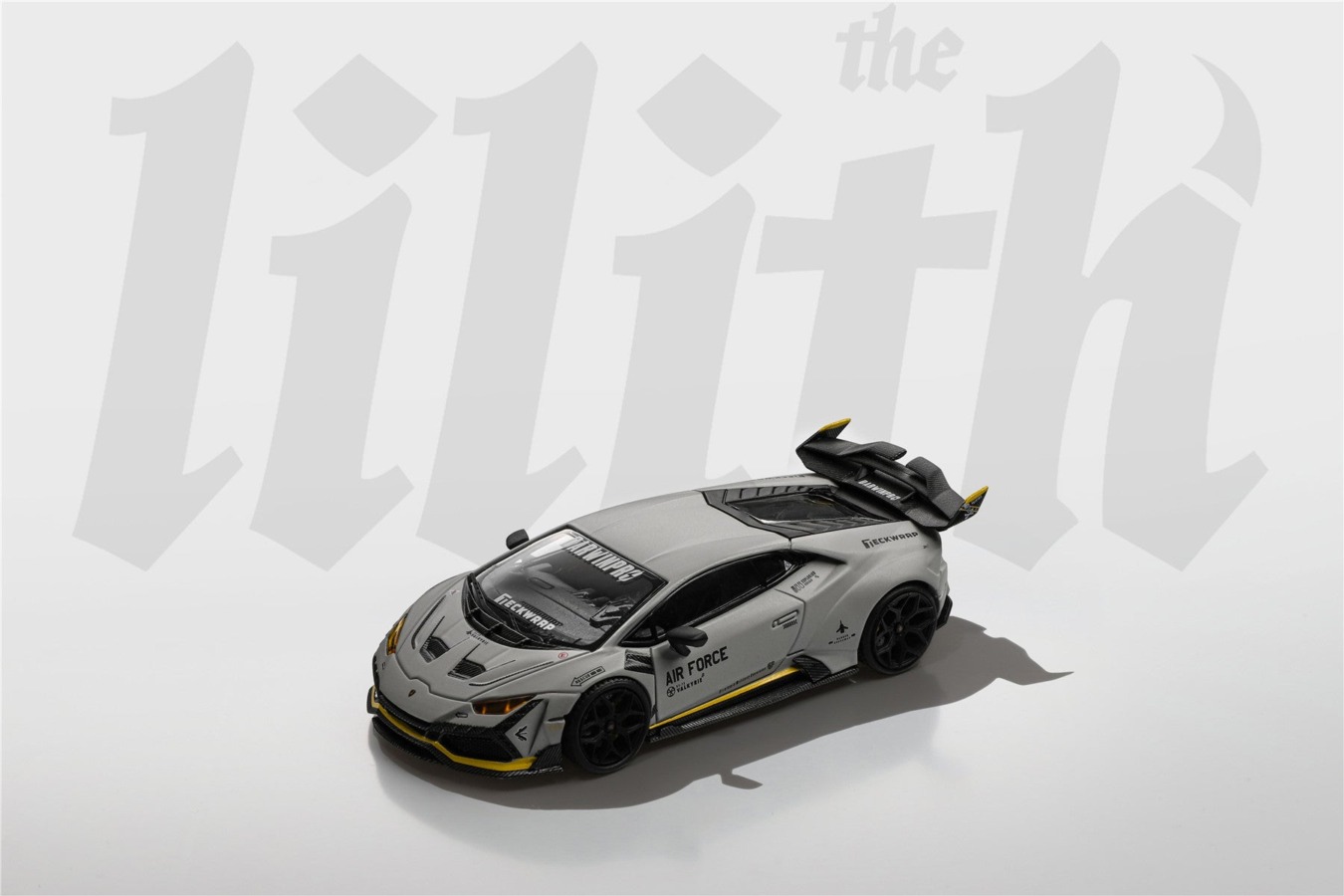 DarwinPro Aerodynamics DarwinPRO Limited Edition 1:64 Scale Diecast Huracan Wide Body Model Darwinpro BKSSII Carbon Fiber