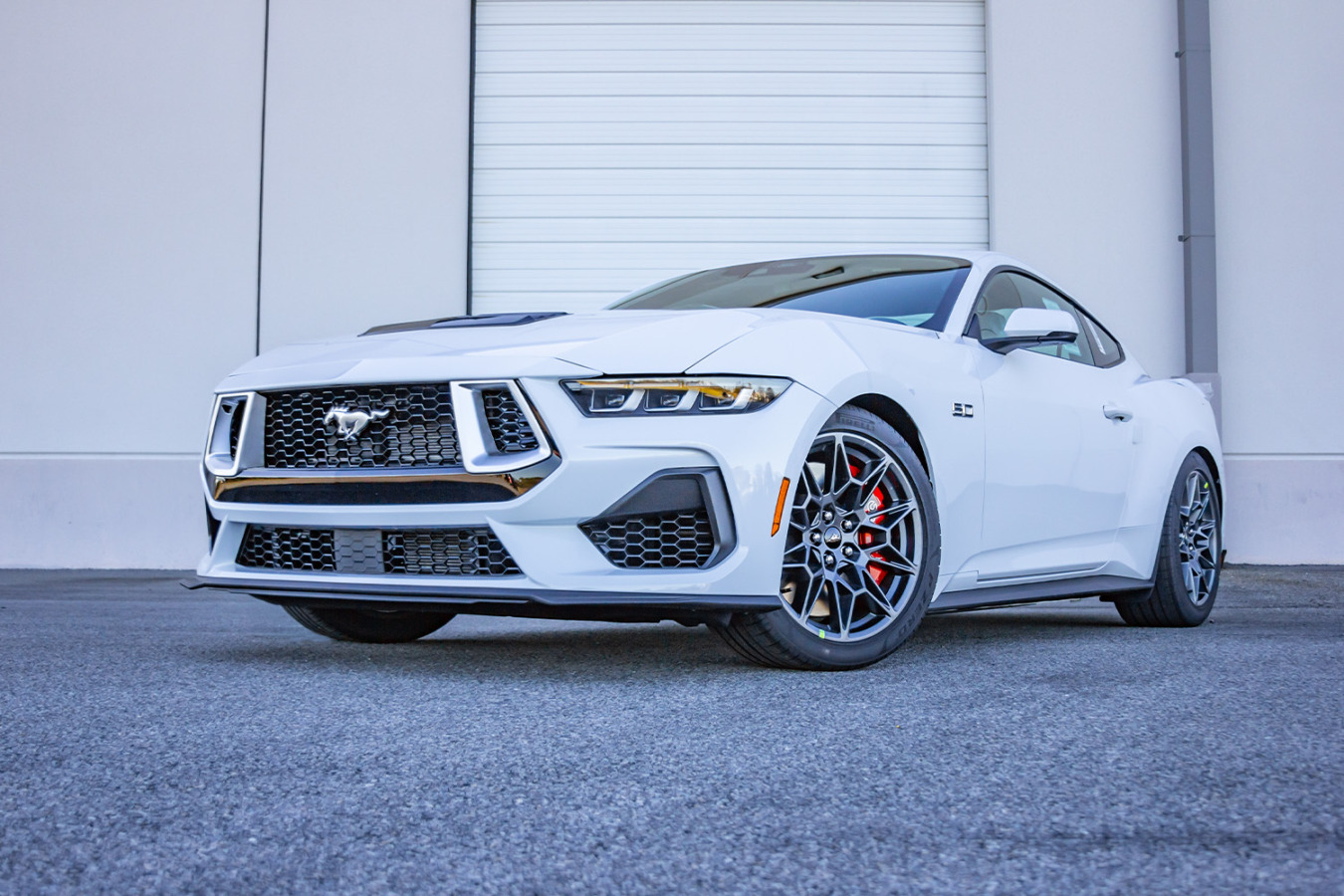 2024-2026 Ford Mustang GT – Steeda Silver Grille Overlays (2)