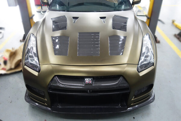 DarwinPRO 2009-2016 Nissan GTR R35 CBA / DBA TP-2 Style Carbon Fiber Hood