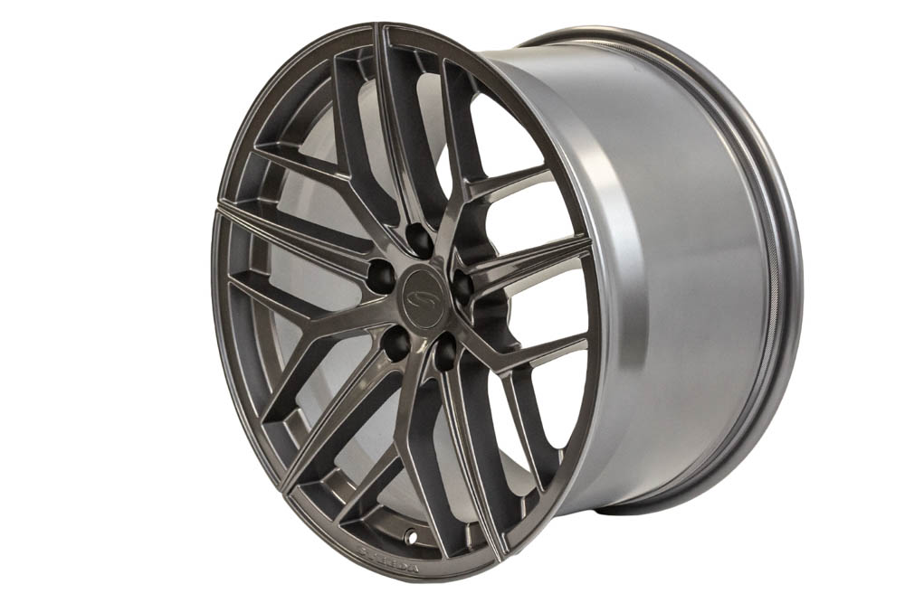 2005-2026 – Steeda Trident Gloss Titanium Wheel - 19x10 (2)