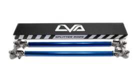 LiquiVinyl V.1 Adjustable Splitter Support Rods - Anodized Blue