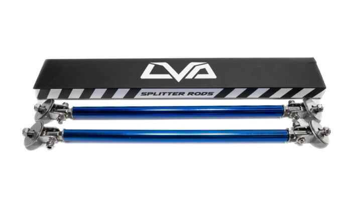 LiquiVinyl V.1 Adjustable Splitter Support Rods - Anodized Blue