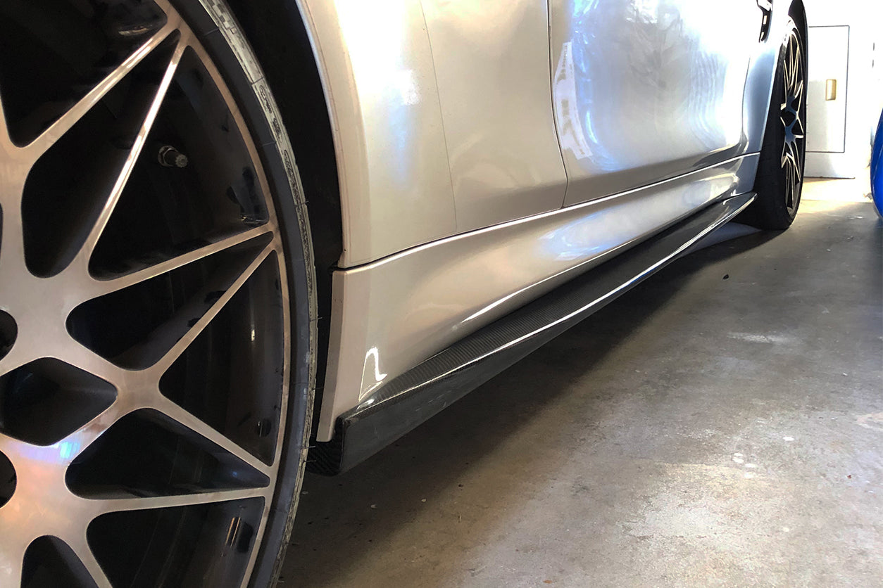 DarwinPRO 2014-2020 BMW M4 F82 VA Style Carbon Fiber Side Skirts