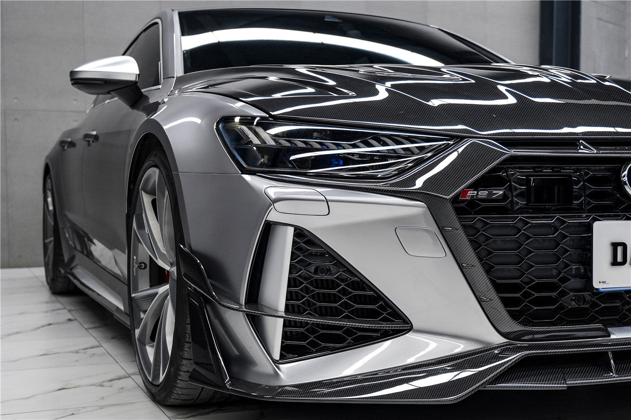 DarwinPRO 2019-UP Audi RS6 Avant C8 & RS7 C8 Quattro IMP Performance Front Bumper Canards