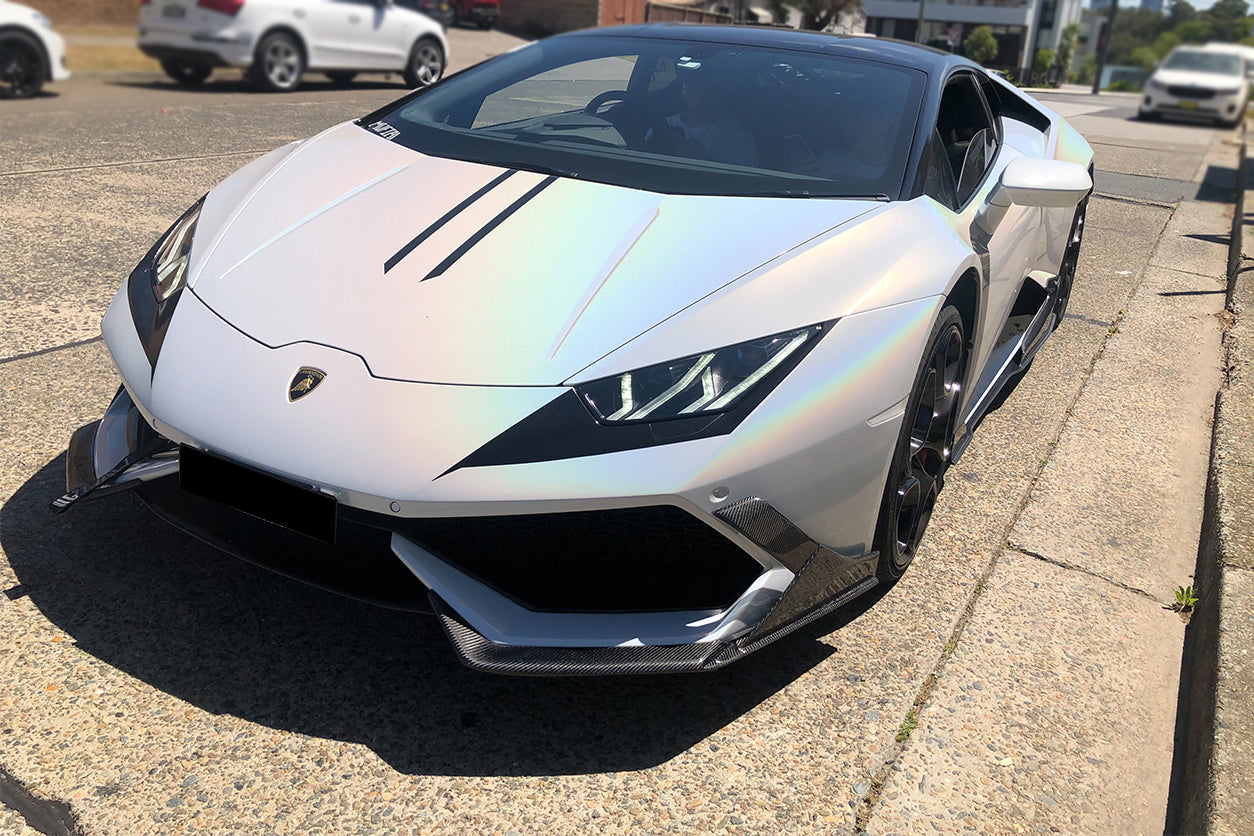 DarwinPRO 2015-2020 Lamborghini Huracan LP610 MD Style Carbon Fiber Front Lip