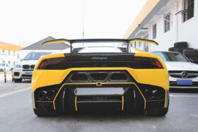 DarwinPRO 2015-2020 Lamborghini Huracan LP610 & LP580 VRS Style Carbon Fiber Rear Bumper - image 1