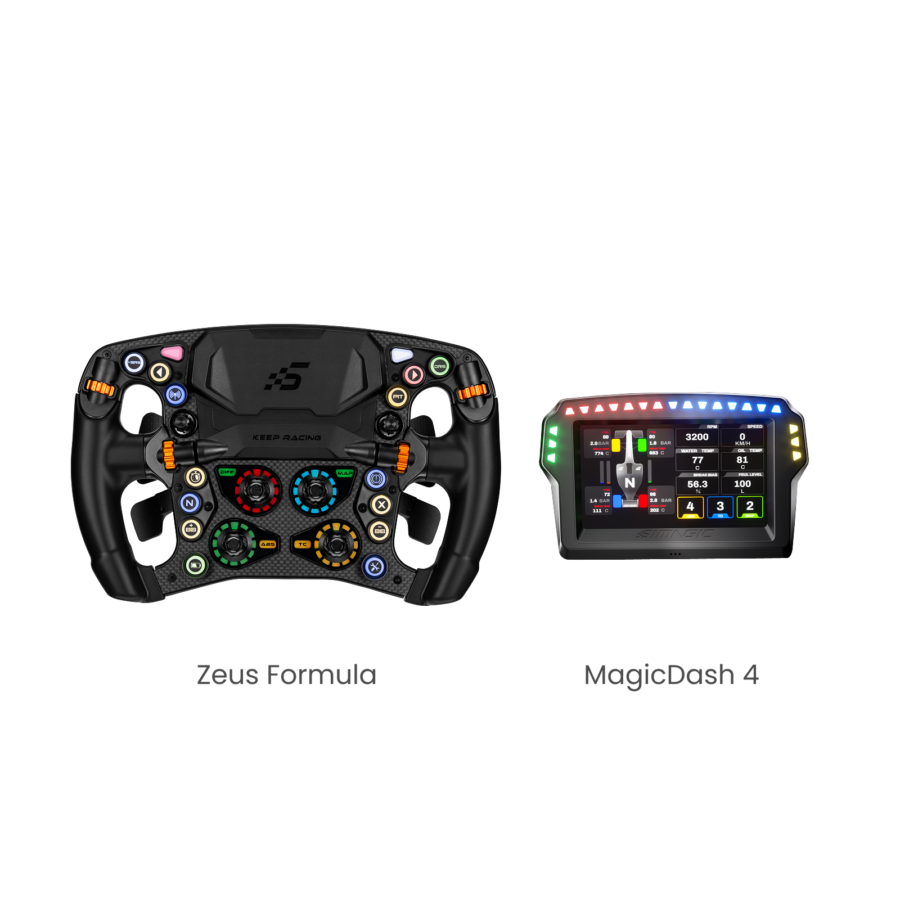 Simagic Zeus Wheel + MagicDash 4 Bundle (Pre-Order)