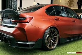 DarwinPRO 2021-UP BMW M3 G80 BKSS Style Carbon Fiber Rear Diffuser - image 9