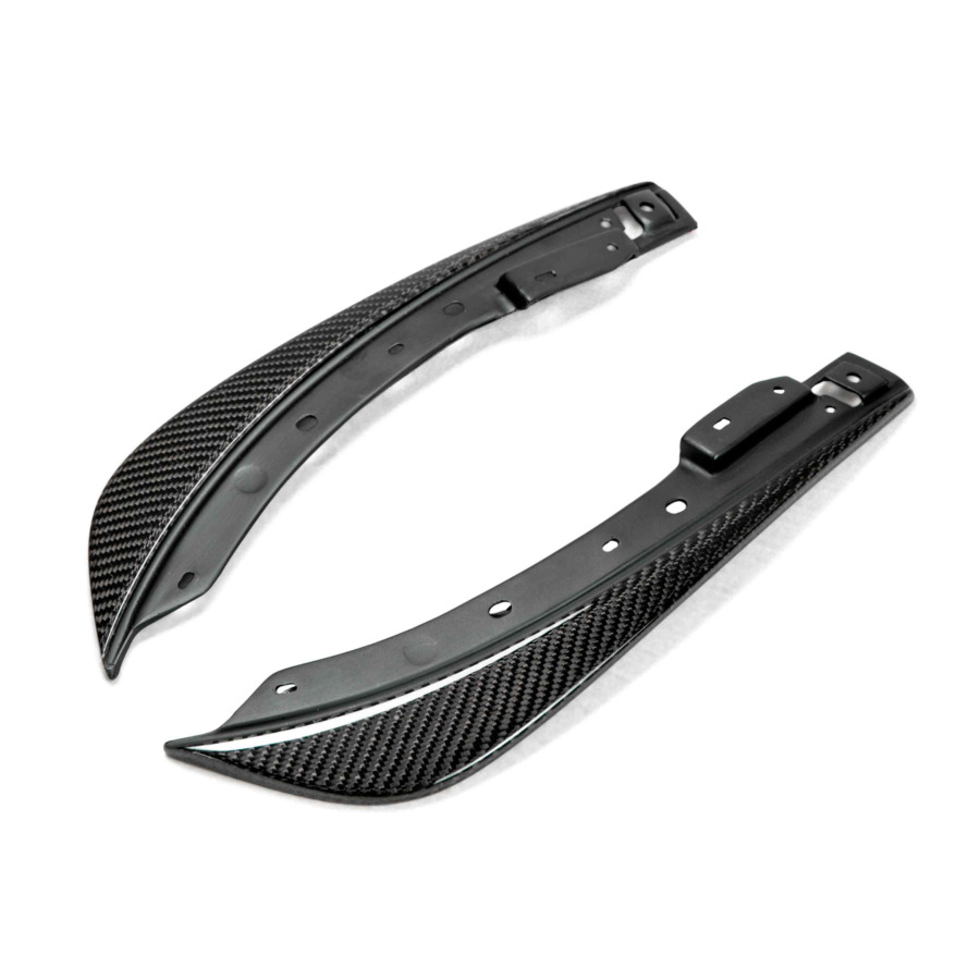 Anderson Composites 2008-2014 Dodge Challenger Carbon Fiber Front Bumper Canards (Pair)
