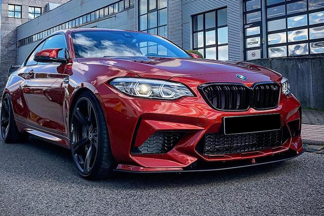 DarwinPRO 2016-2021 BMW M2 & M2C F87 AC Style Carbon FIber Front Lip