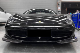 DarwinPRO 2010-2015 Ferrari 458 Italia and Spider Carbon Fiber Front Lip Carbonado (AP) - image 1
