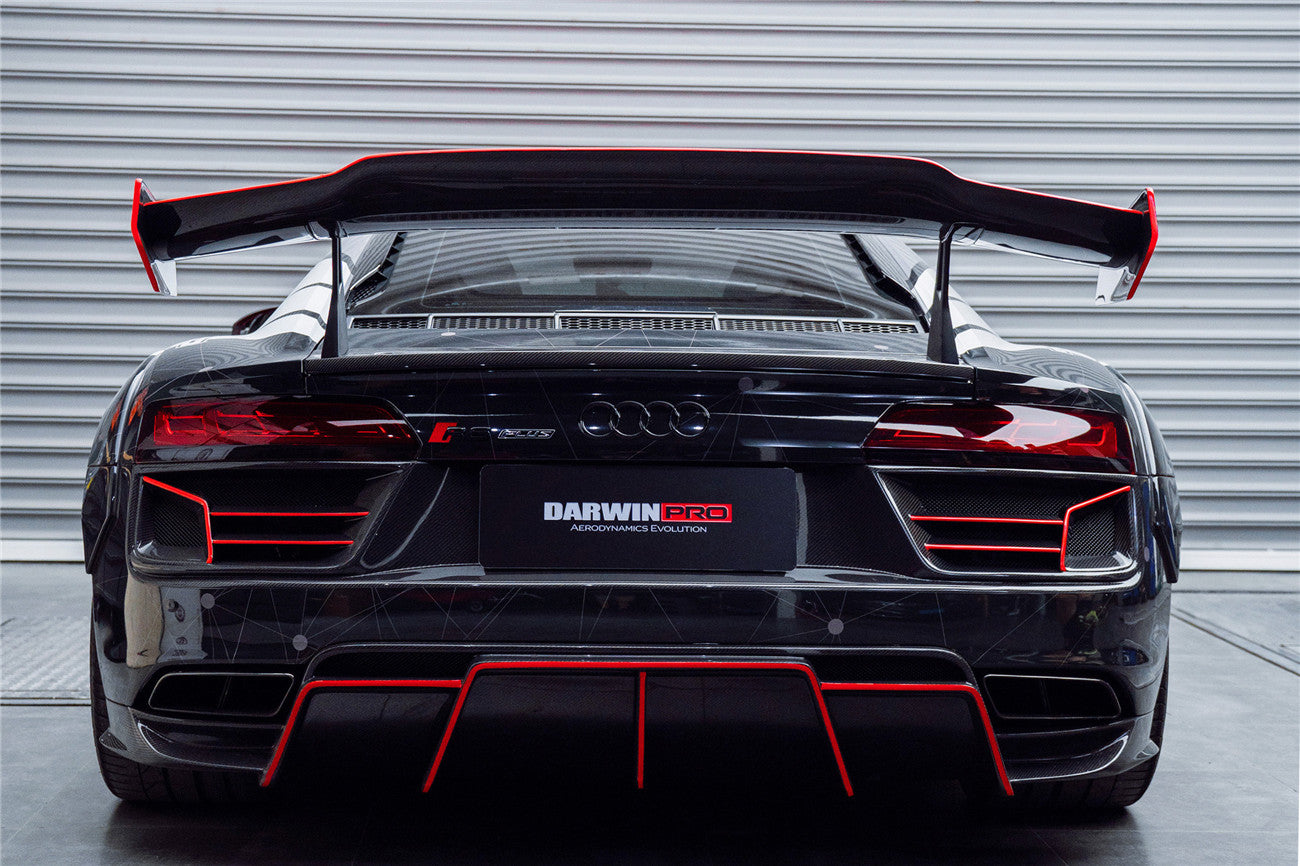 DarwinPRO 2016-2018 Audi R8 Coupe & Spyder IMPII Part Carbon Fiber Rear Bumper