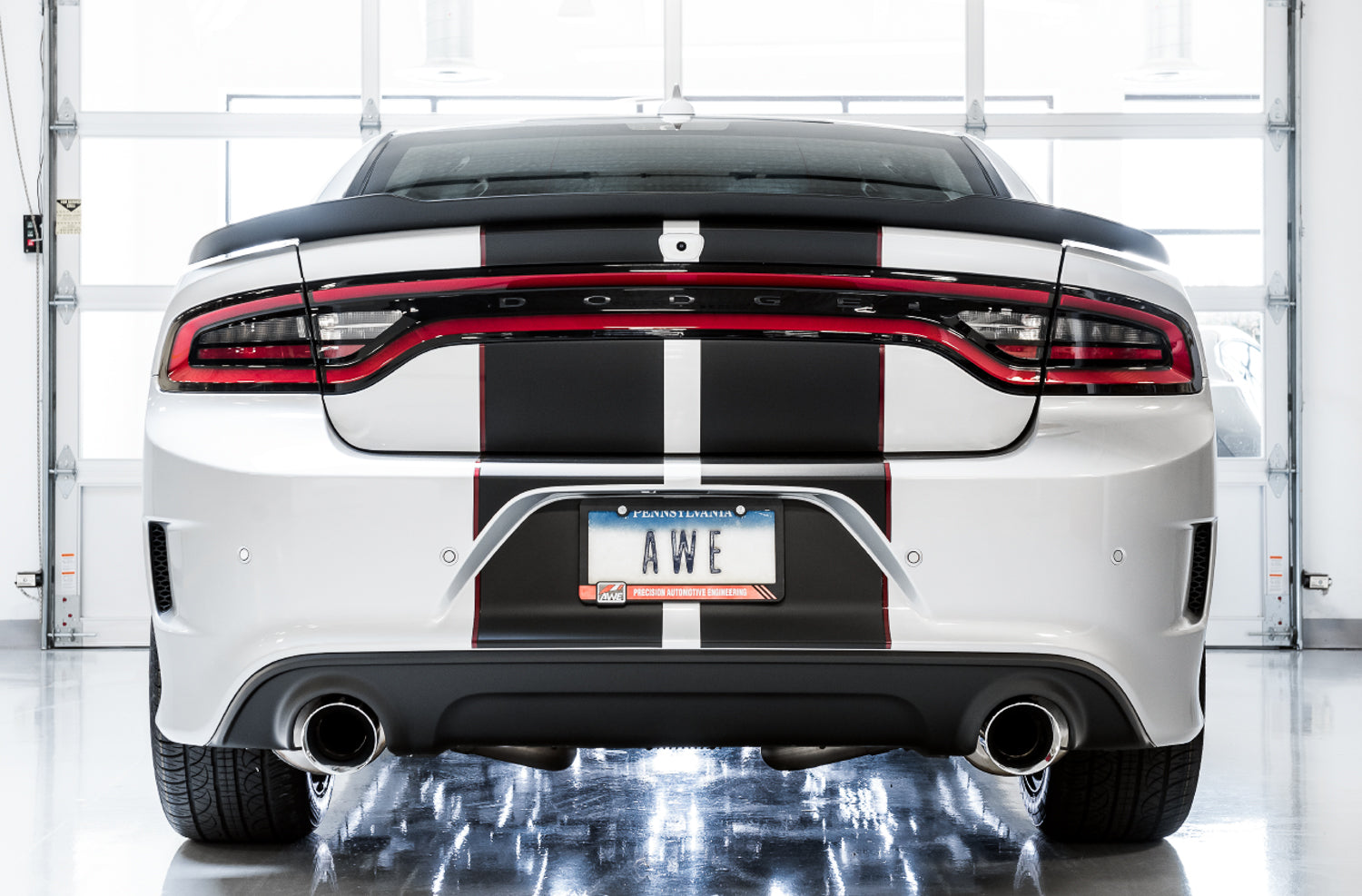 2017+ Dodge Charger (5.7L HEMI V8) — AWE Track Cat-Back