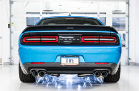2015+ Dodge Challenger SRT 392 / Hellcat (6.4L / 6.2L SC) — AWE Touring Cat-Back