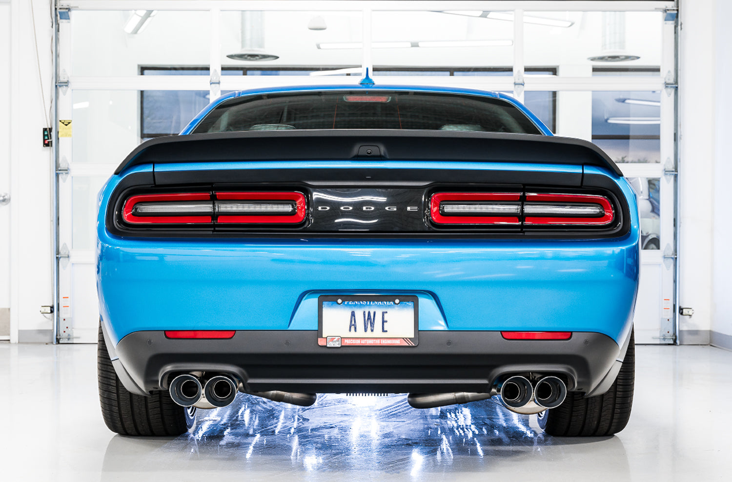 2015+ Dodge Challenger SRT 392 / Hellcat (6.4L / 6.2L SC) — AWE Touring Cat-Back