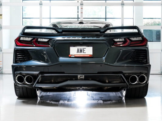 2020-2024 Chevrolet Corvette C8 Stingray / E-Ray (6.2L LT2) — AWE Touring Cat-Back